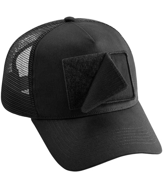 Beechfield - Patch Snapback Trucker Cap - BB641 BLK ONE