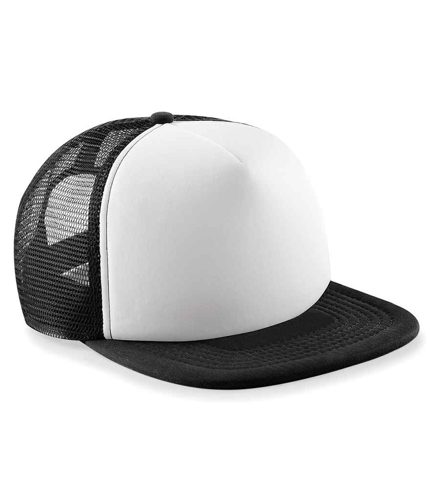 Beechfield - Vintage Snapback Trucker Cap - BB645 BK/WH ONE