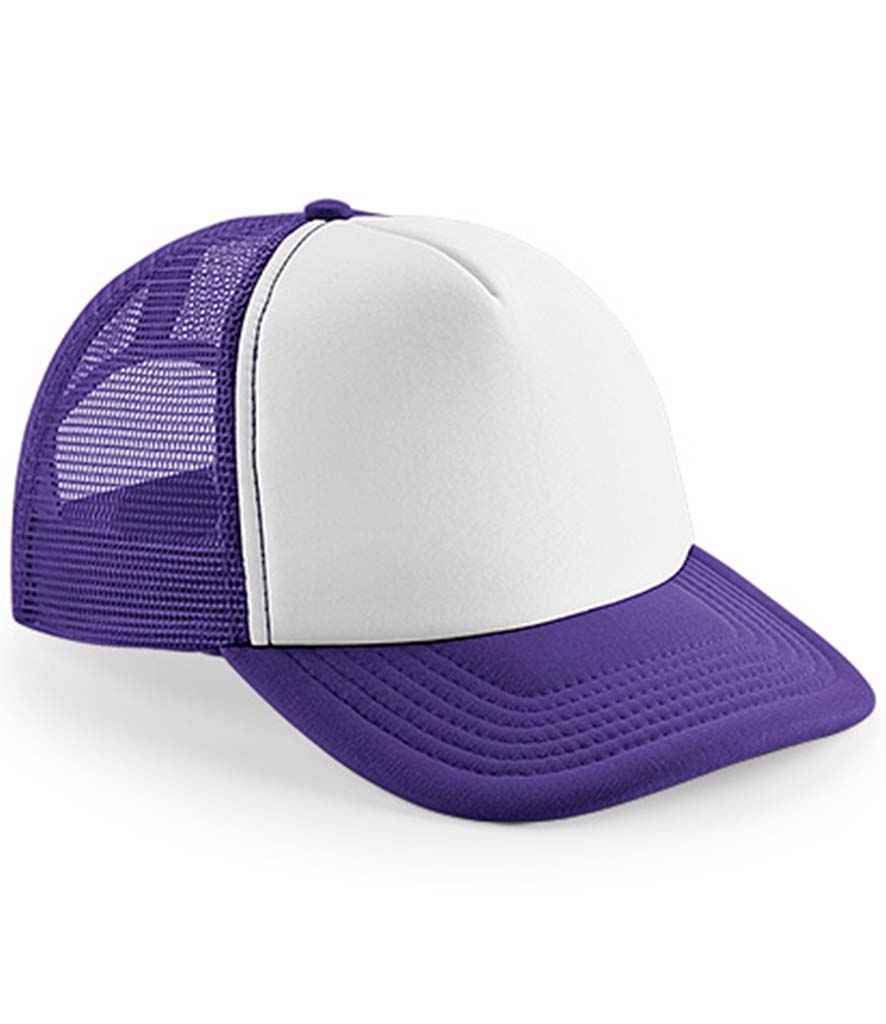 Beechfield - Vintage Snapback Trucker Cap - BB645 PR/WH ONE