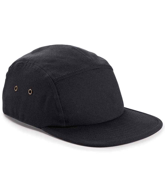 Beechfield - Canvas 5 Panel Cap - BB654 BLK ONE