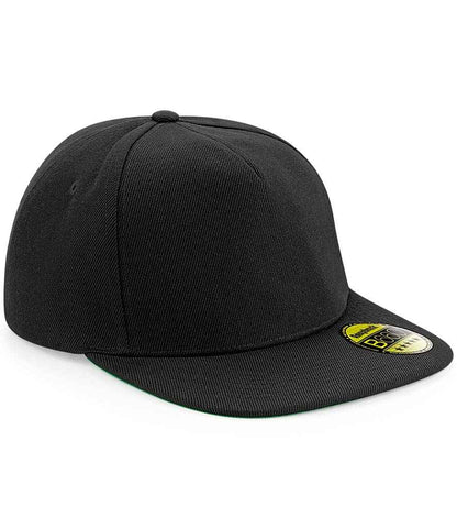 Beechfield - Original Flat Peak Snapback Cap - BB660 B/B/B ONE