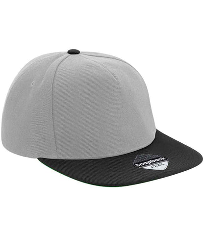 Beechfield - Original Flat Peak Snapback Cap - BB660 BK/BK ONE