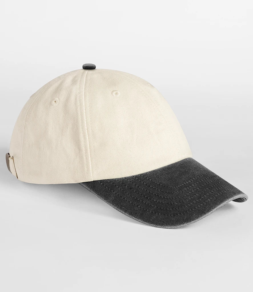 Beechfield - Contrast Peak Low Profile Vintage Cap
