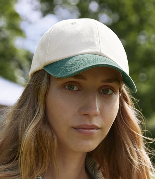 Beechfield - Contrast Peak Low Profile Vintage Cap