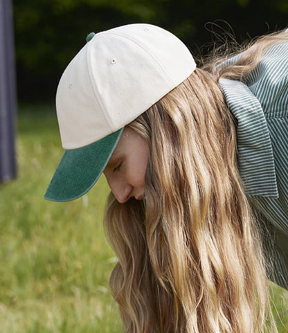 Beechfield - Contrast Peak Low Profile Vintage Cap