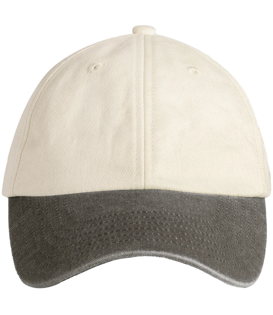 Beechfield - Contrast Peak Low Profile Vintage Cap
