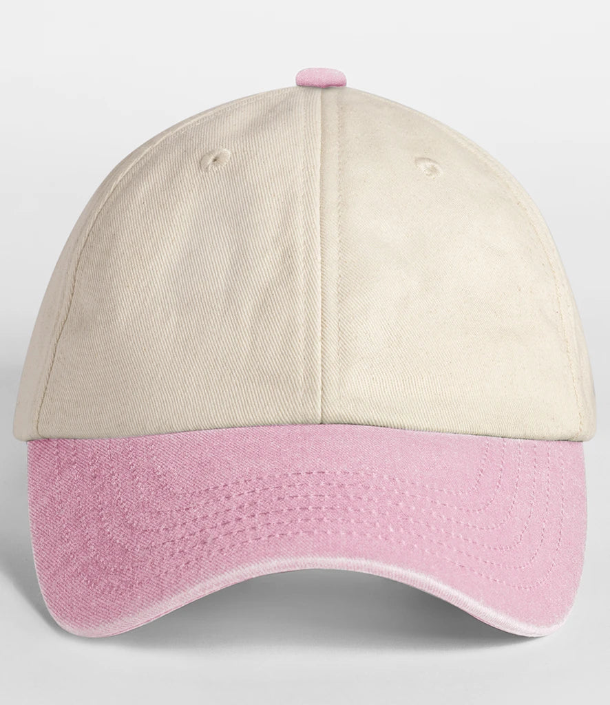 Beechfield - Contrast Peak Low Profile Vintage Cap