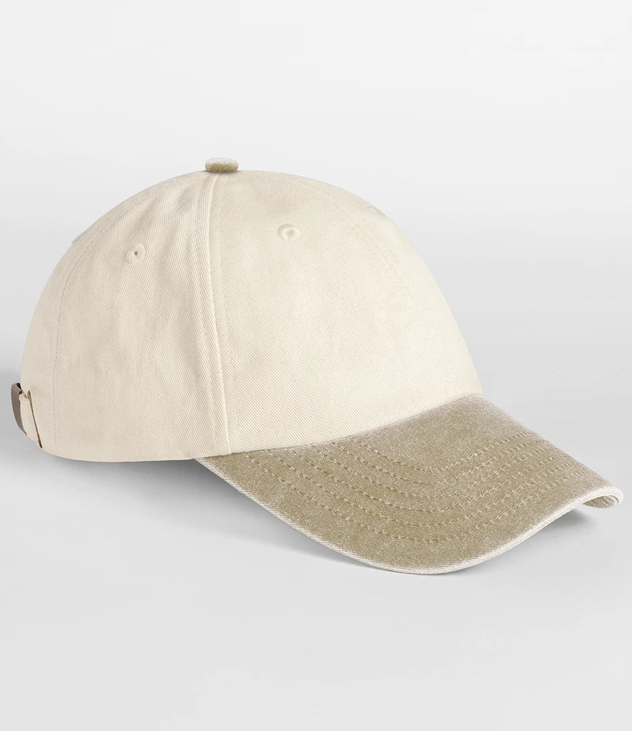 Beechfield - Contrast Peak Low Profile Vintage Cap