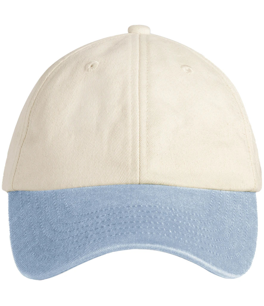 Beechfield - Contrast Peak Low Profile Vintage Cap