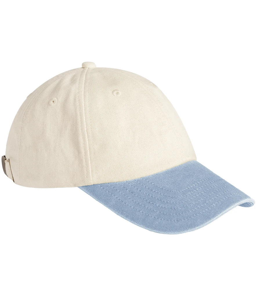 Beechfield - Contrast Peak Low Profile Vintage Cap