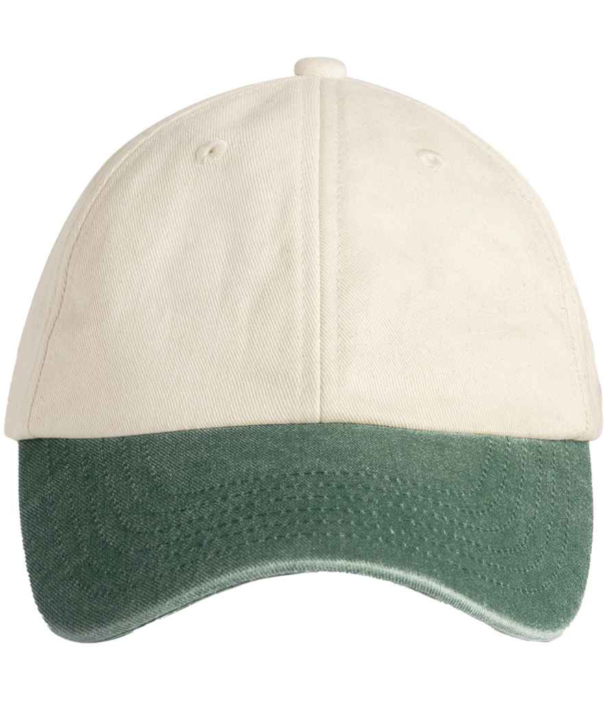 Beechfield - Contrast Peak Low Profile Vintage Cap - Pierre Francis