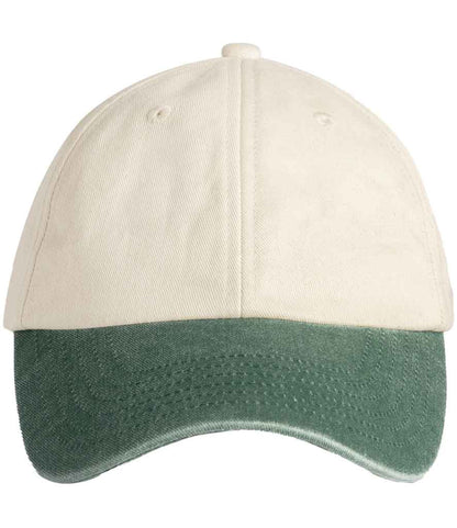 Beechfield - Contrast Peak Low Profile Vintage Cap - Pierre Francis