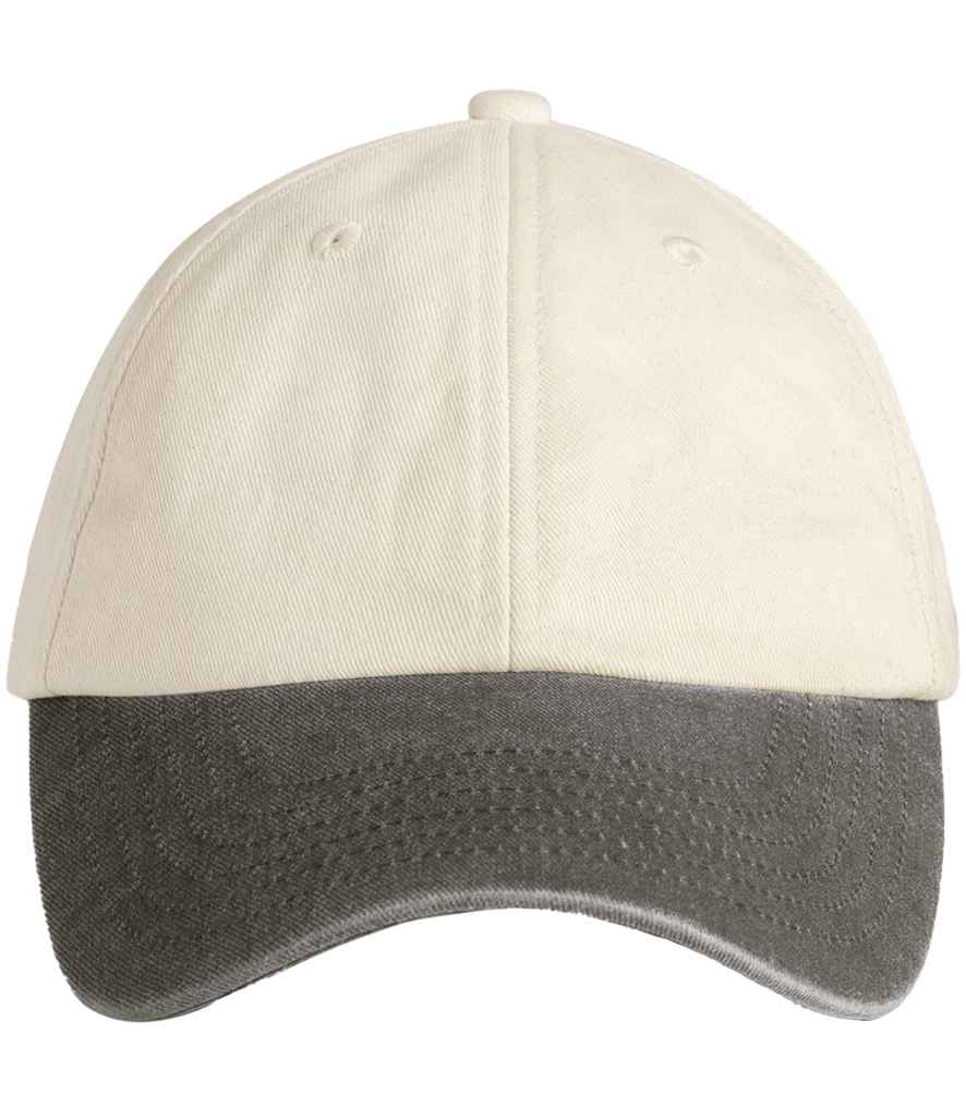 Beechfield - Contrast Peak Low Profile Vintage Cap - Pierre Francis