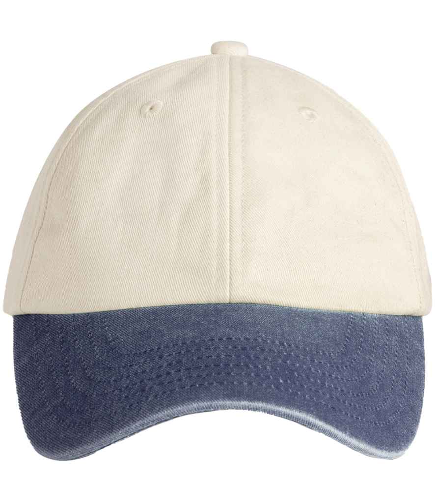 Beechfield - Contrast Peak Low Profile Vintage Cap - Pierre Francis