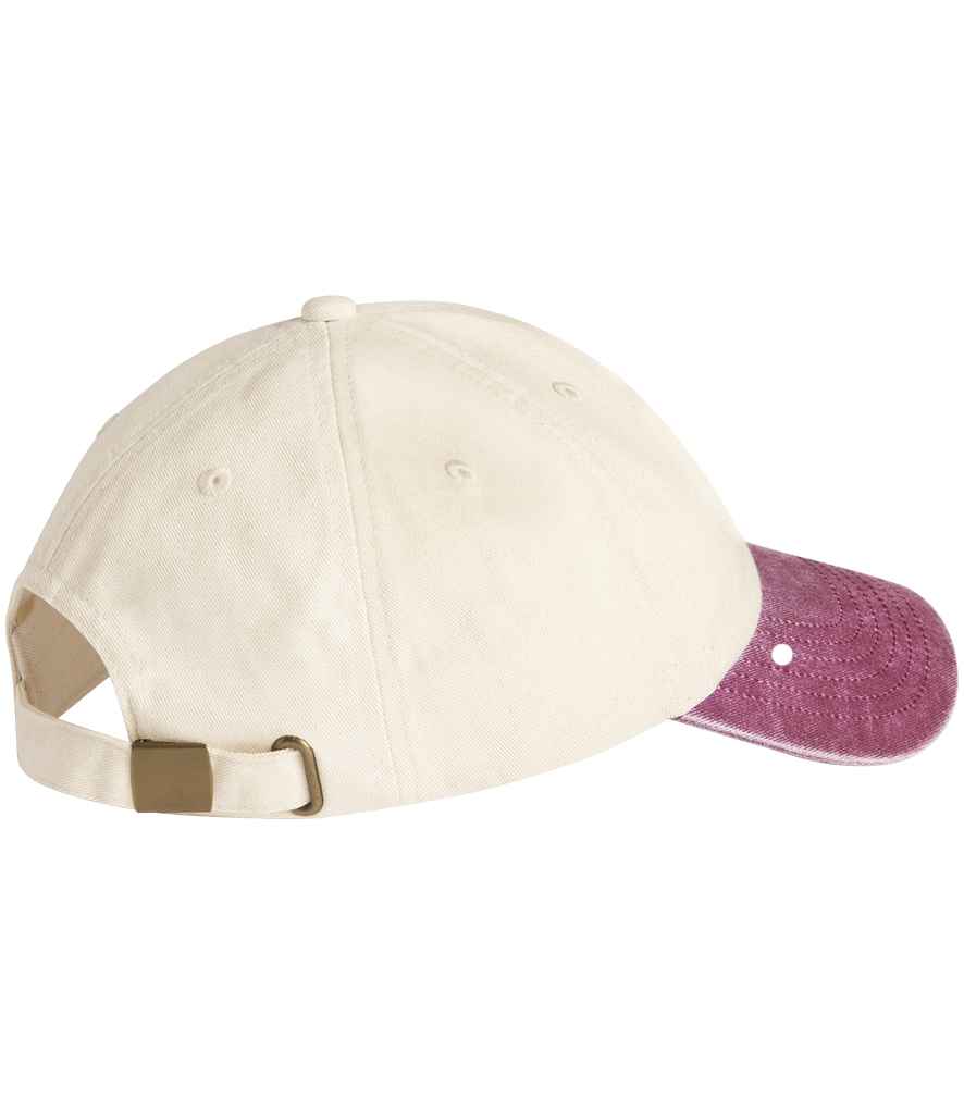 Beechfield - Contrast Peak Low Profile Vintage Cap - Pierre Francis