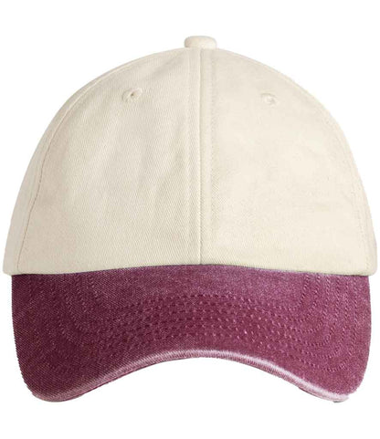Beechfield - Contrast Peak Low Profile Vintage Cap - Pierre Francis