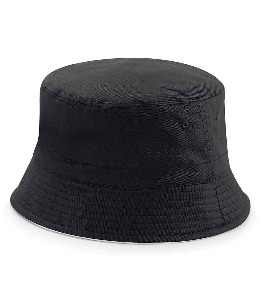 Beechfield - Reversible Bucket Hat - BB686 BK/LG S/M
