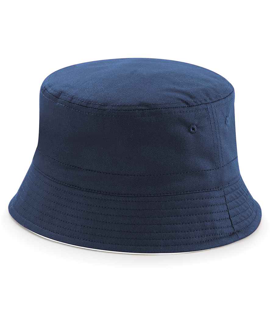 Beechfield - Reversible Bucket Hat - BB686 BK/LG S/M