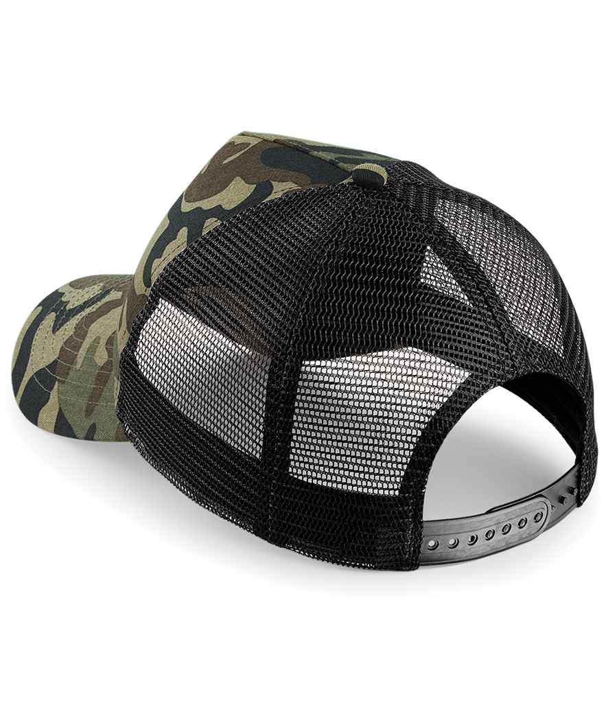 Beechfield - Camo Snapback Trucker Cap - Pierre Francis