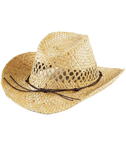 Beechfield - Straw Cowboy Hat - Pierre Francis