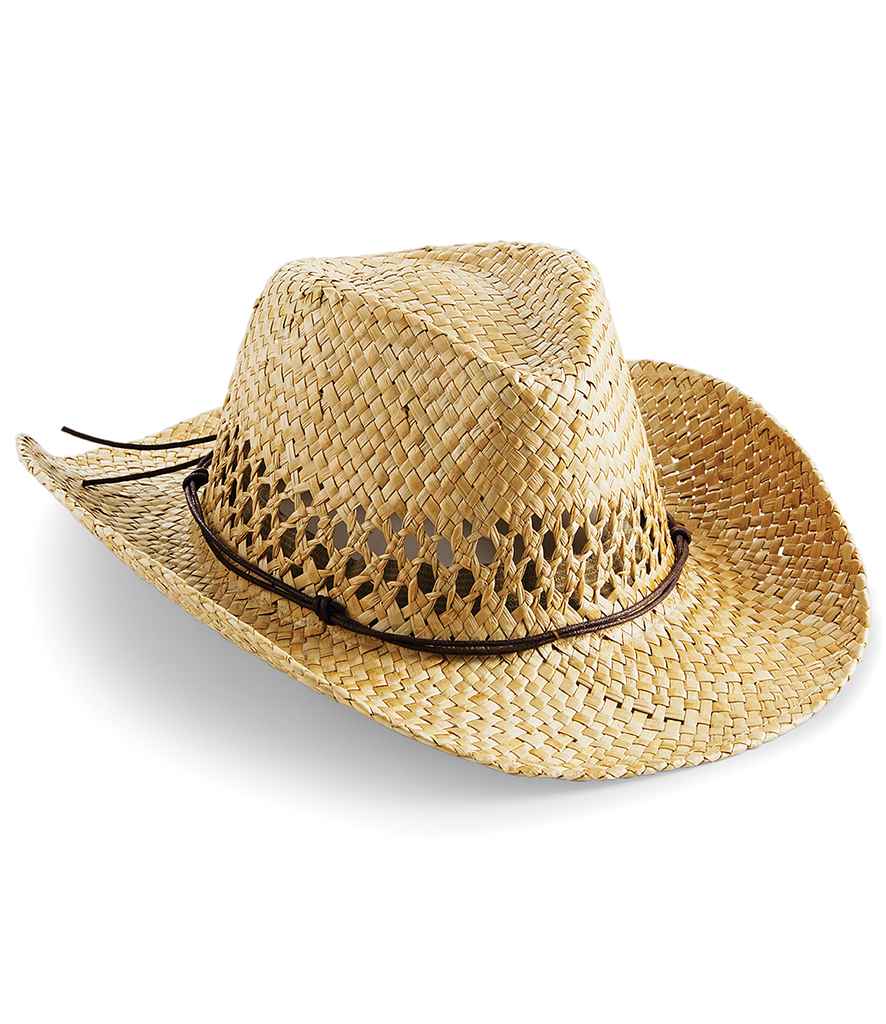 Beechfield - Straw Cowboy Hat
