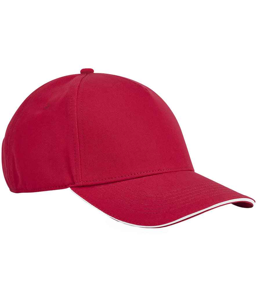 Beechfield - EarthAware® Classic Organic Cotton 5 Panel Sandwich Peak Cap