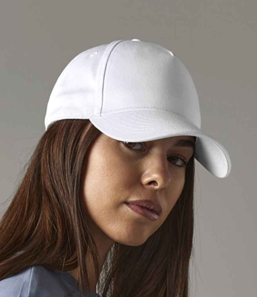 Beechfield EarthAware® Classic Organic Cotton 5 Panel Cap - BB825 WHI ONE
