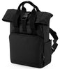 BagBase - Recycled Mini Twin Handle Roll-Top Backpack