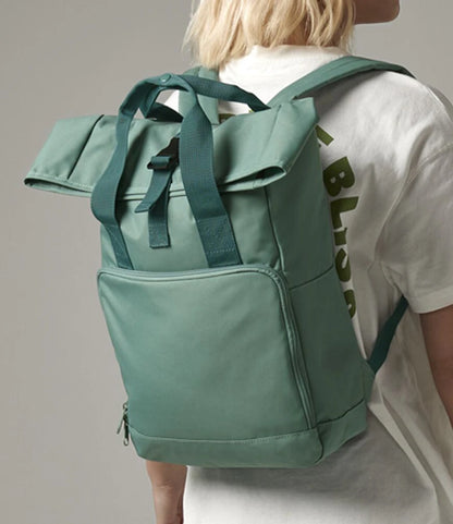 BagBase - Twin Handle Roll-Top Backpack - Pierre Francis