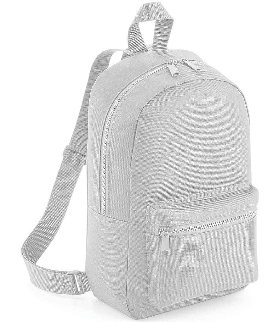 BagBase - Mini Essential Fashion Backpack - BG153 LGR ONE