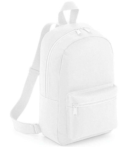 BagBase - Mini Essential Fashion Backpack - BG153 WHI ONE
