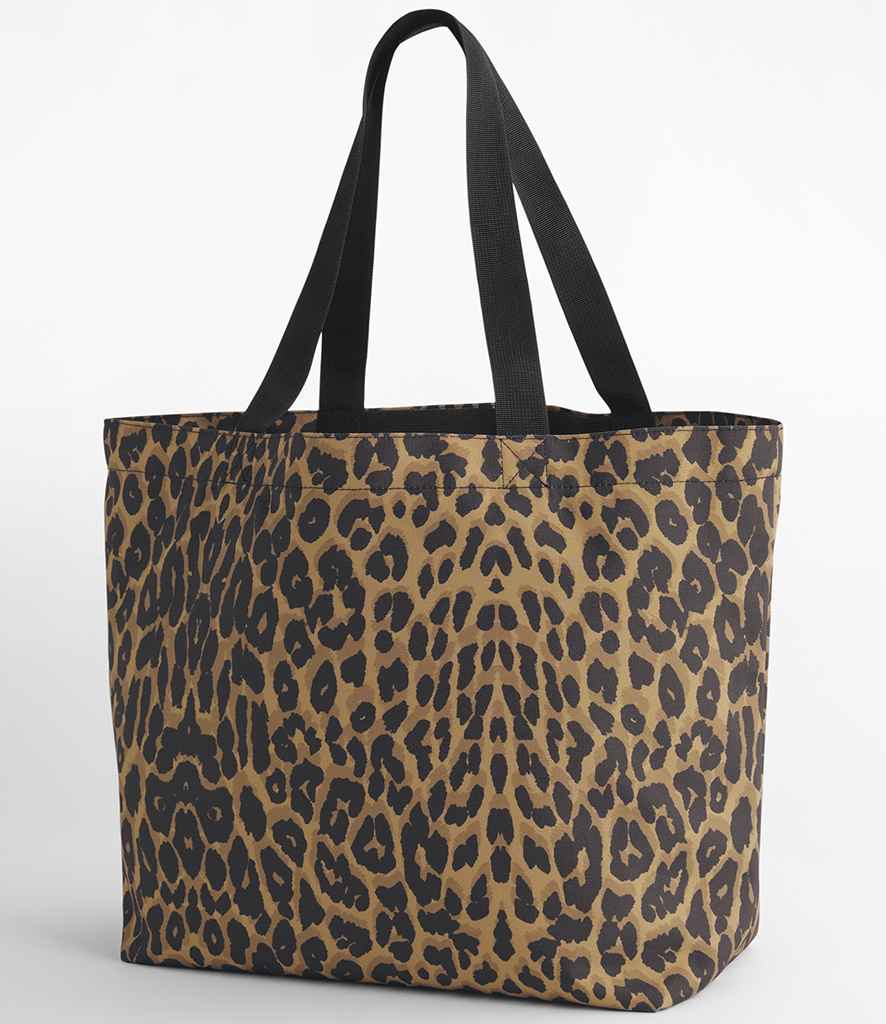 BagBase - Leopard Print Carryall Tote Bag