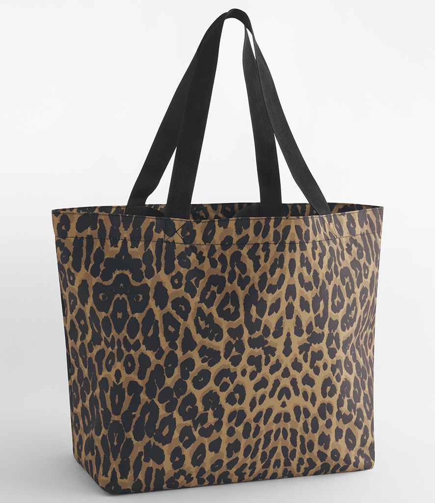BagBase - Leopard Print Carryall Tote Bag