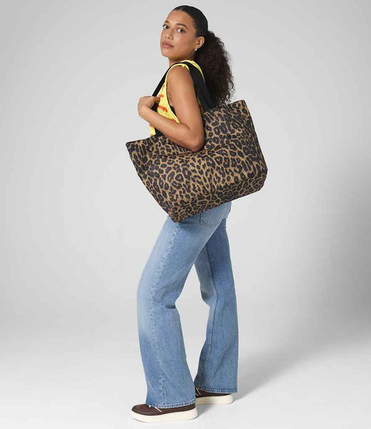 BagBase - Leopard Print Carryall Tote Bag