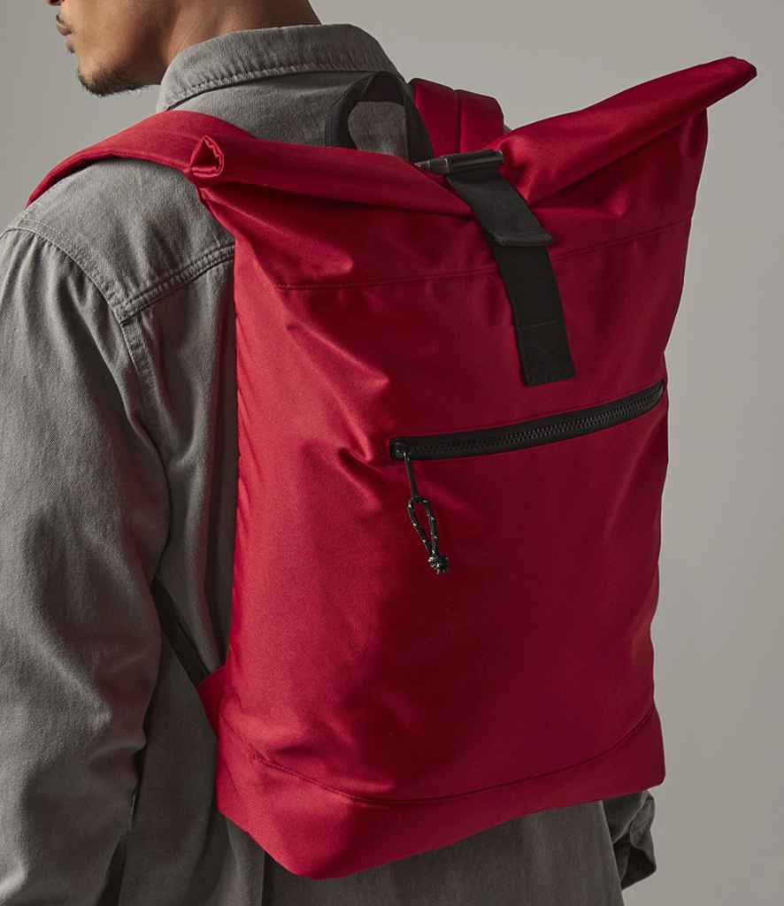 BagBase - Recycled Roll-Top Backpack - Pierre Francis