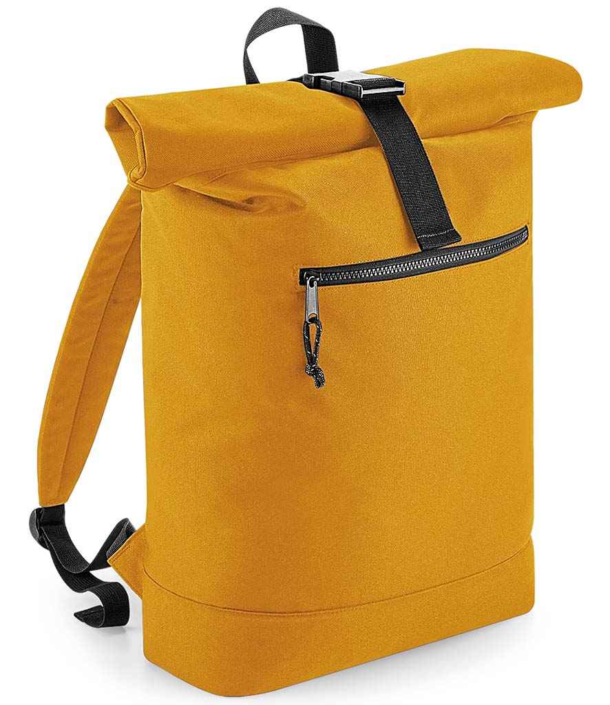 BagBase - Recycled Roll-Top Backpack - Pierre Francis