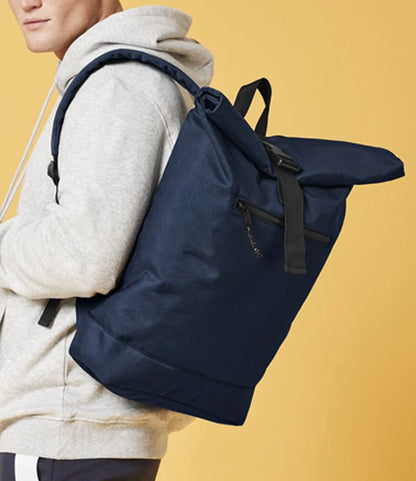BagBase - Recycled Roll-Top Backpack - Pierre Francis