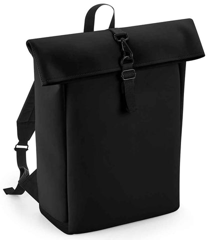 BagBase - Matte PU Roll-Top Backpack - Pierre Francis