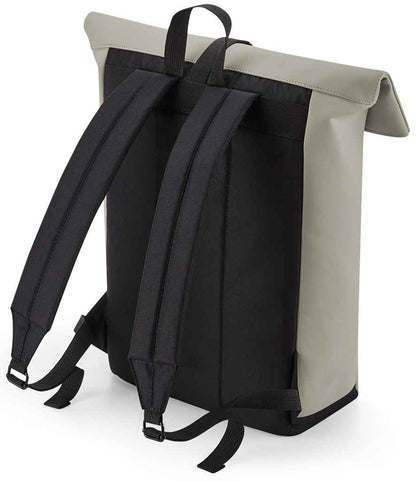 BagBase - Matte PU Roll-Top Backpack - Pierre Francis