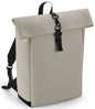 BagBase - Matte PU Roll-Top Backpack
