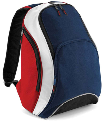 BagBase - Teamwear Backpack - BG571 N/R/W ONE