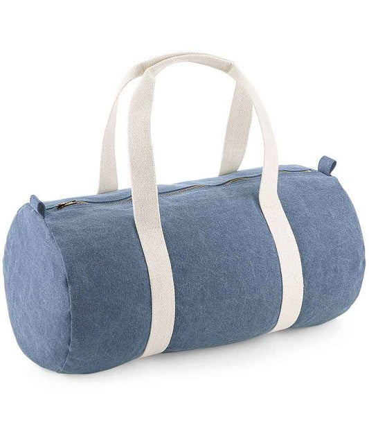 BagBase - Denim Barrel Bag
