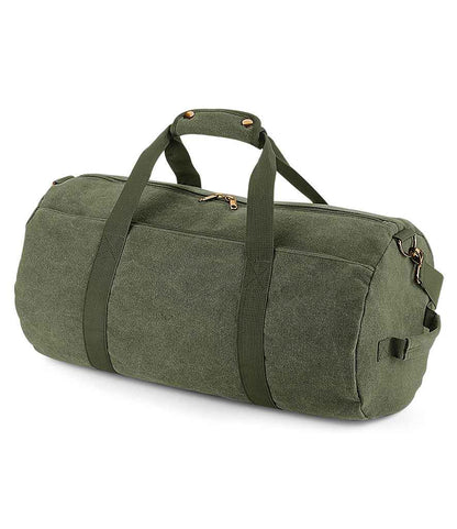 BagBase Vintage Canvas Barrel Bag - Pierre Francis