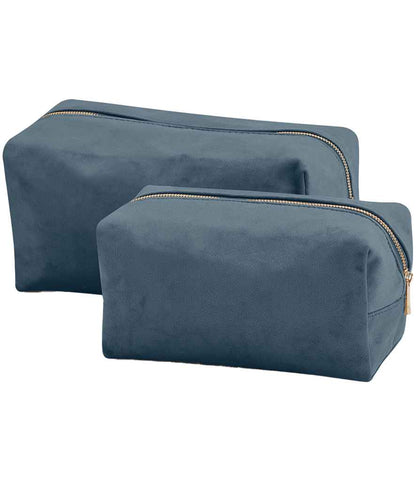 BagBase - Velvet Toiletry/Accessory Case - BG716 BTZ M