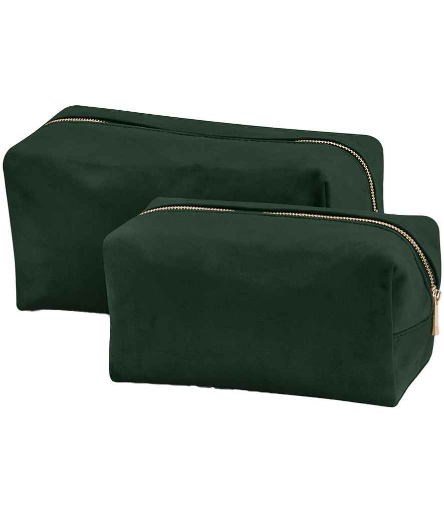BagBase - Velvet Toiletry/Accessory Case - BG716 BTZ M