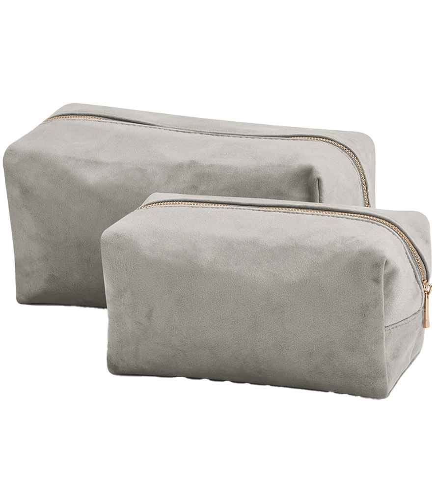 BagBase - Velvet Toiletry/Accessory Case - BG716 MNS M