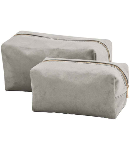 BagBase - Velvet Toiletry/Accessory Case - BG716 MNS M
