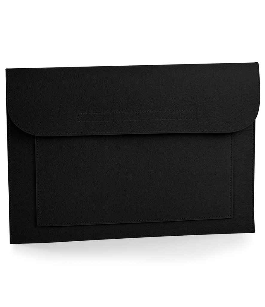 BagBase - Felt Laptop/Document Slip - BG726 BLK ONE