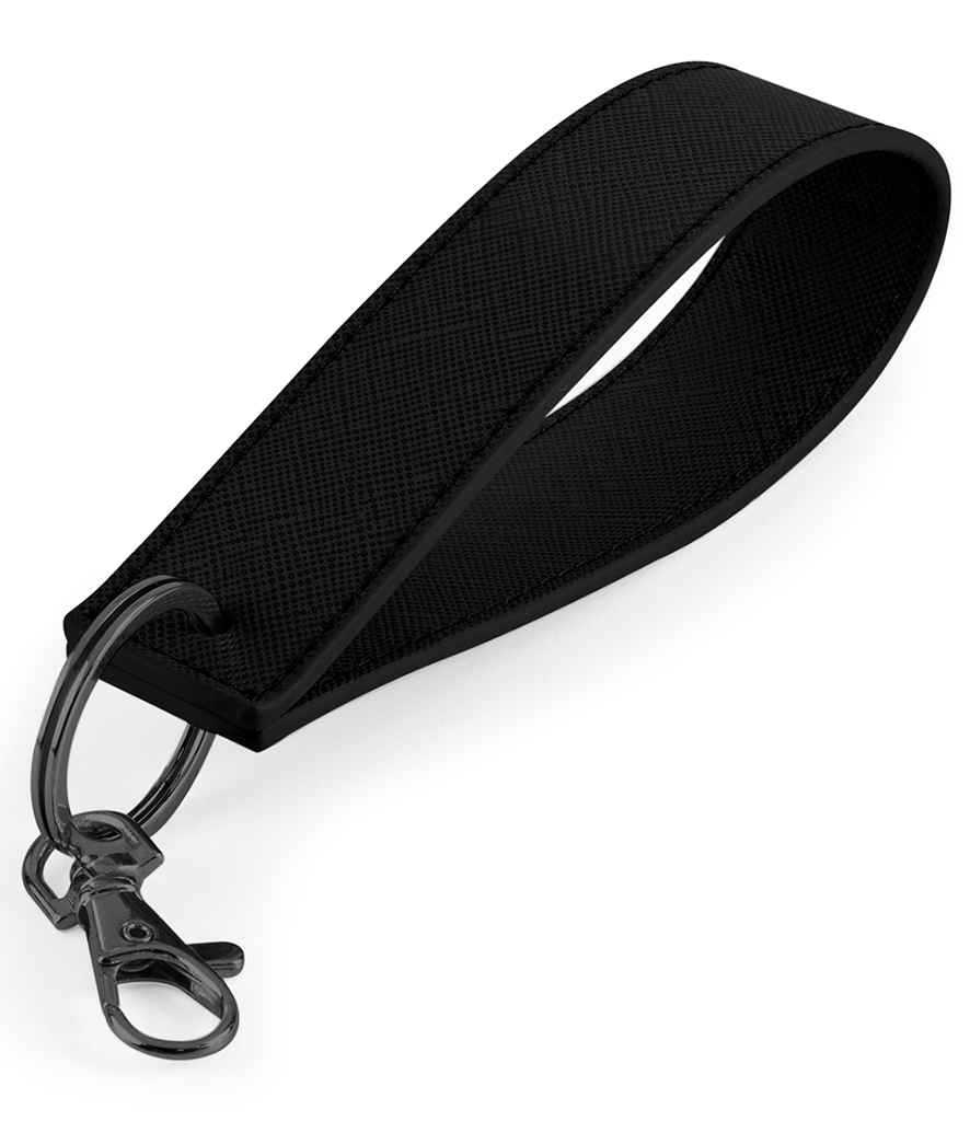 Bagbase - Boutique Wristlet Keyring - BG747 BK/BK ONE