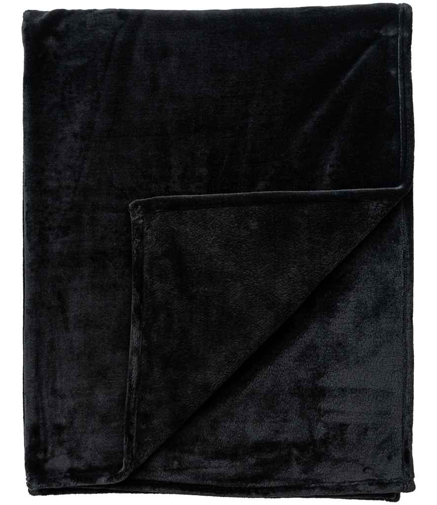 Brand Lab - Large Plush Fleece Blanket - BH001 BLK ONE